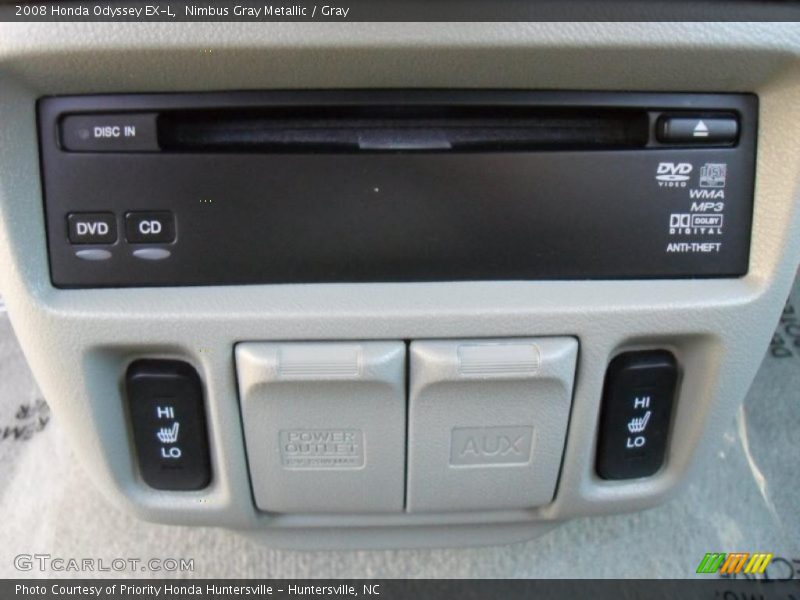 Nimbus Gray Metallic / Gray 2008 Honda Odyssey EX-L