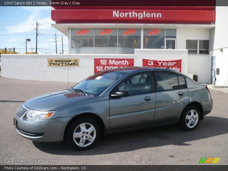 Storm Gray / Gray 2007 Saturn ION 2 Sedan