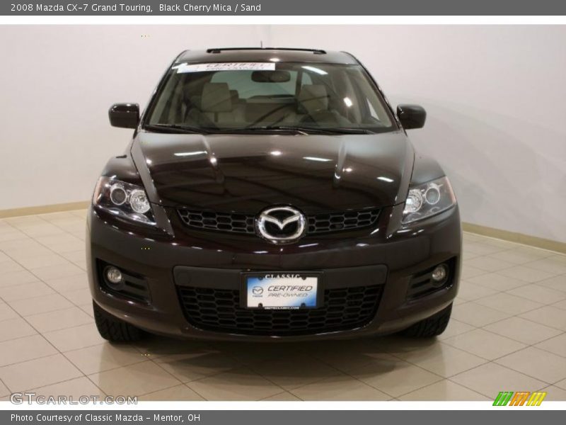 Black Cherry Mica / Sand 2008 Mazda CX-7 Grand Touring