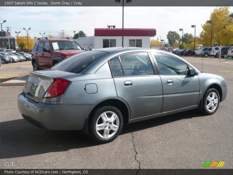 Storm Gray / Gray 2007 Saturn ION 2 Sedan