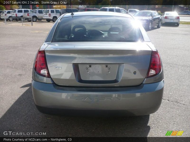 Storm Gray / Gray 2007 Saturn ION 2 Sedan
