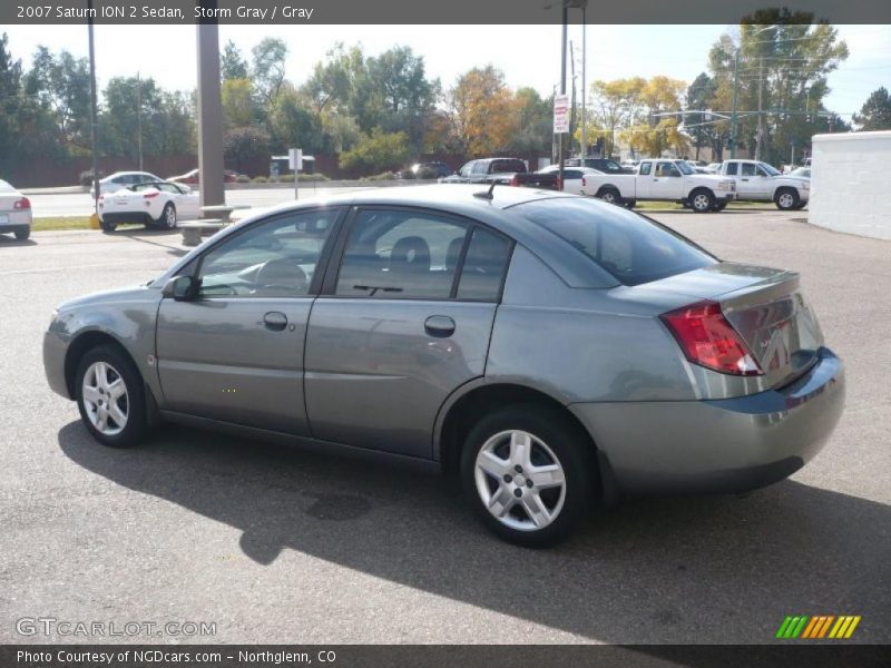 Storm Gray / Gray 2007 Saturn ION 2 Sedan