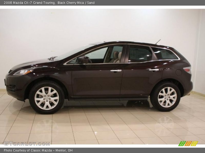 Black Cherry Mica / Sand 2008 Mazda CX-7 Grand Touring