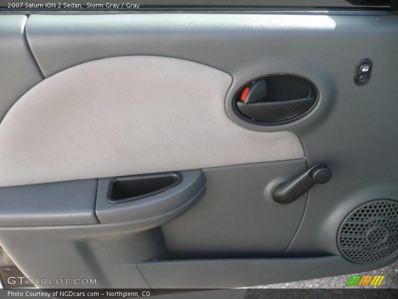 Storm Gray / Gray 2007 Saturn ION 2 Sedan