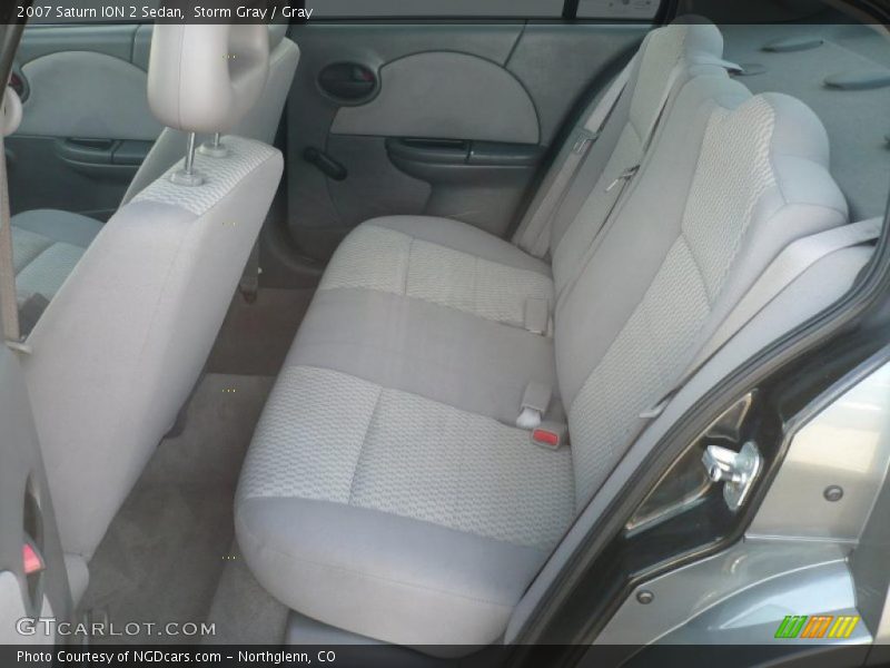  2007 ION 2 Sedan Gray Interior