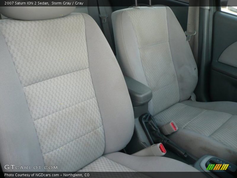 Storm Gray / Gray 2007 Saturn ION 2 Sedan