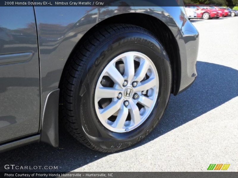 Nimbus Gray Metallic / Gray 2008 Honda Odyssey EX-L