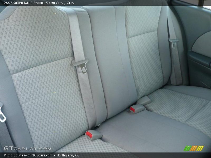 Storm Gray / Gray 2007 Saturn ION 2 Sedan