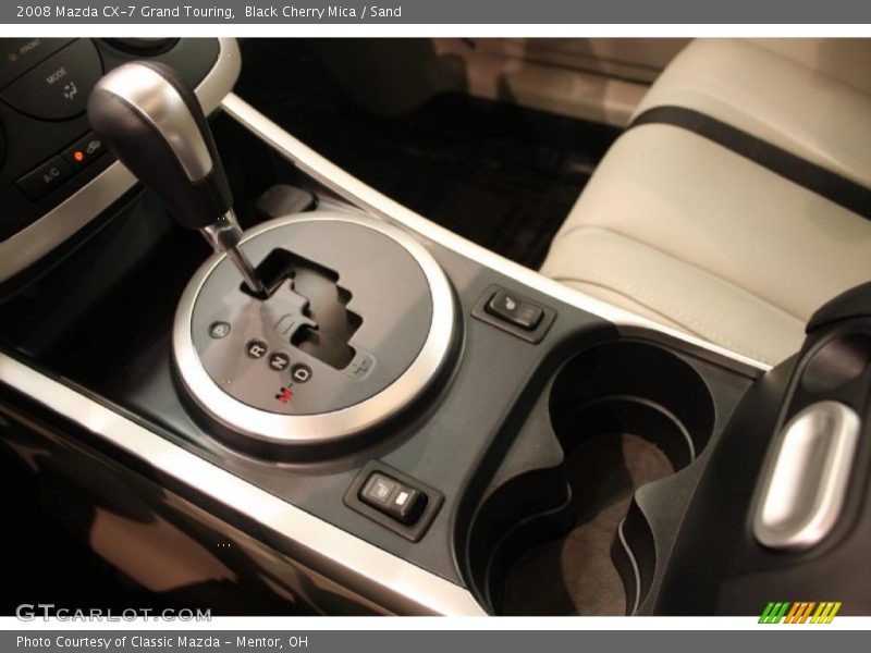 Black Cherry Mica / Sand 2008 Mazda CX-7 Grand Touring