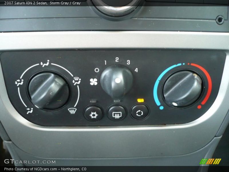 Storm Gray / Gray 2007 Saturn ION 2 Sedan