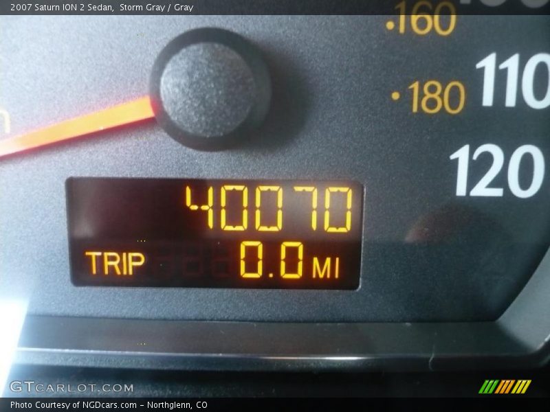 Storm Gray / Gray 2007 Saturn ION 2 Sedan