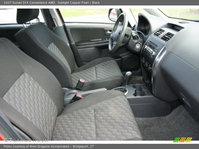  2007 SX4 Convenience AWD Black Interior
