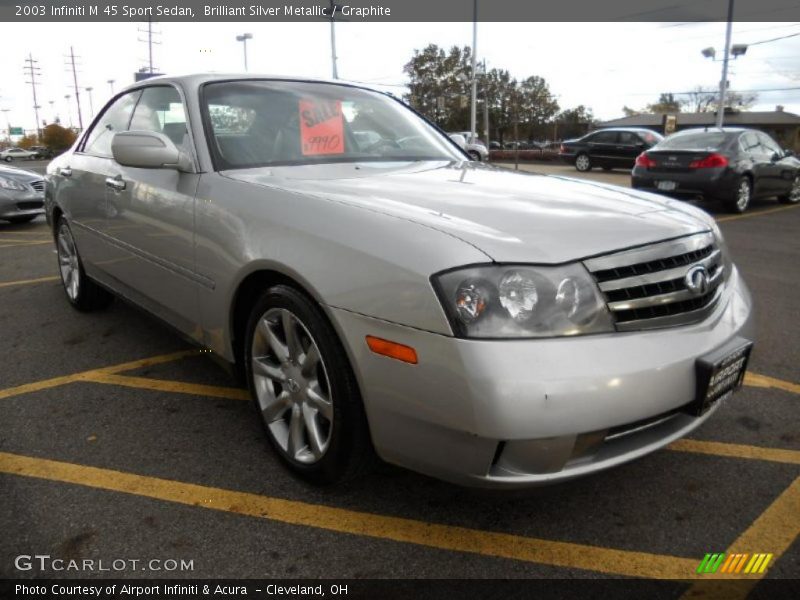 Front 3/4 View of 2003 M 45 Sport Sedan