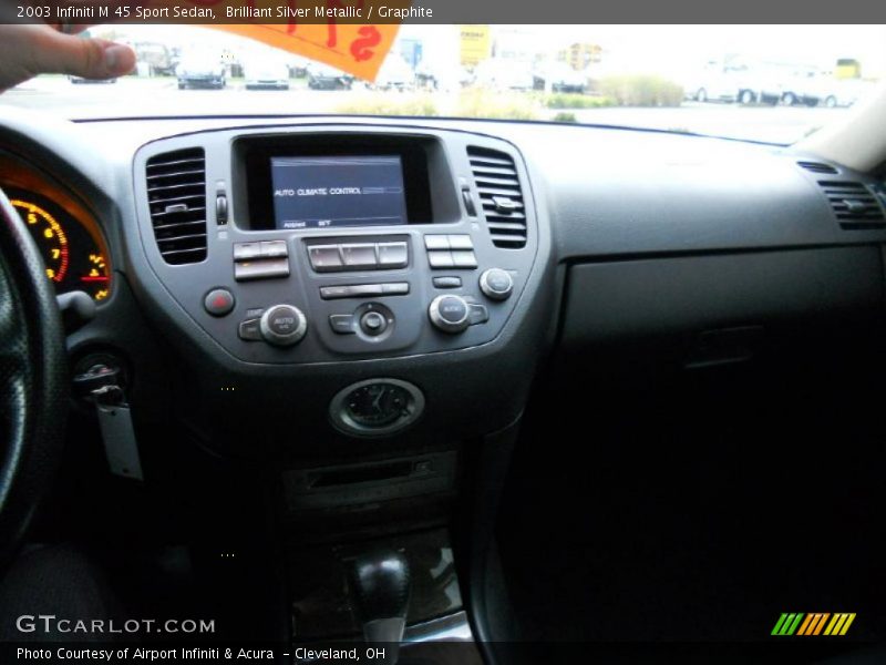 Controls of 2003 M 45 Sport Sedan