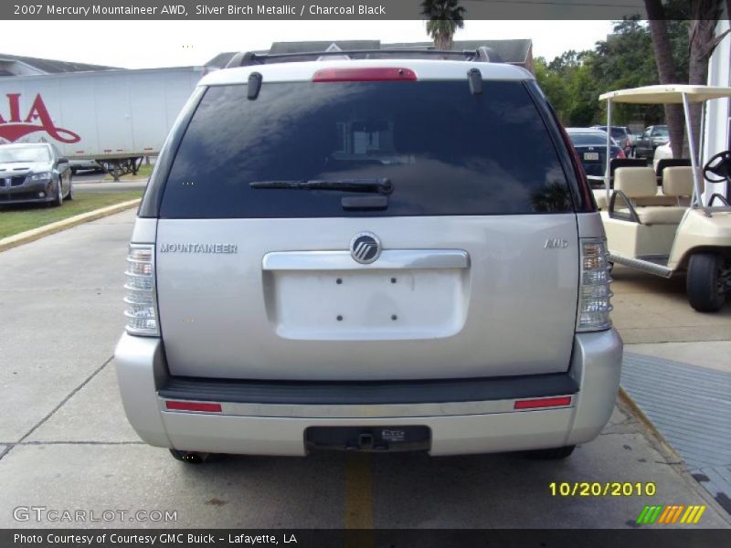 Silver Birch Metallic / Charcoal Black 2007 Mercury Mountaineer AWD