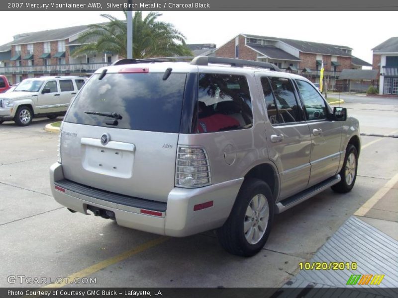 Silver Birch Metallic / Charcoal Black 2007 Mercury Mountaineer AWD