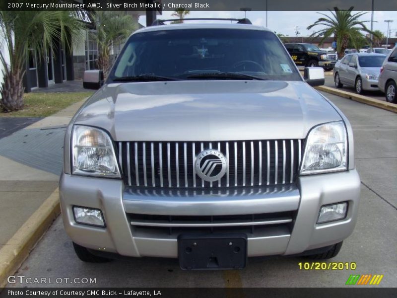 Silver Birch Metallic / Charcoal Black 2007 Mercury Mountaineer AWD