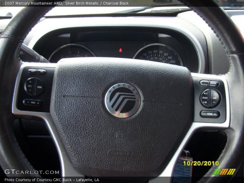 Silver Birch Metallic / Charcoal Black 2007 Mercury Mountaineer AWD