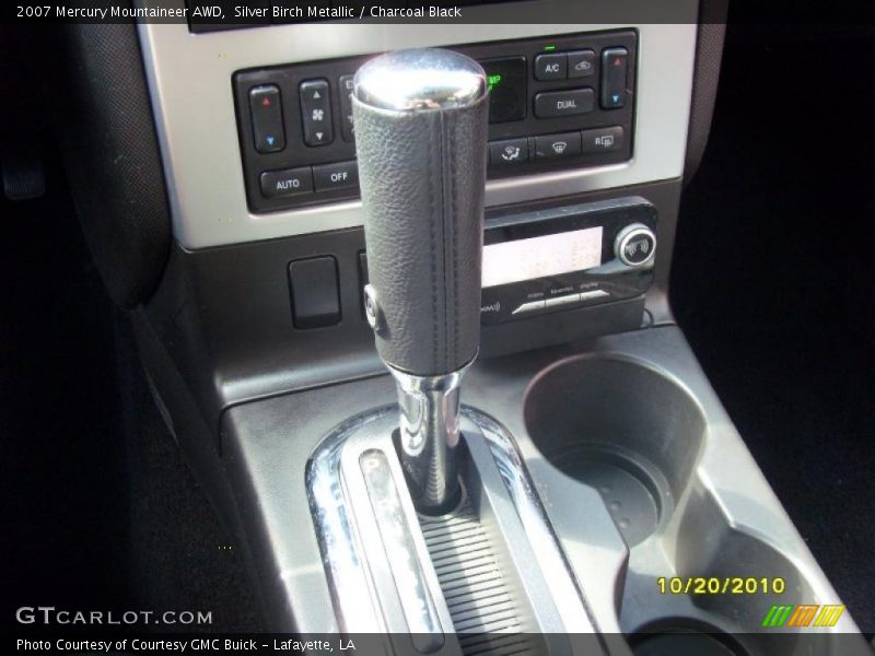 Silver Birch Metallic / Charcoal Black 2007 Mercury Mountaineer AWD