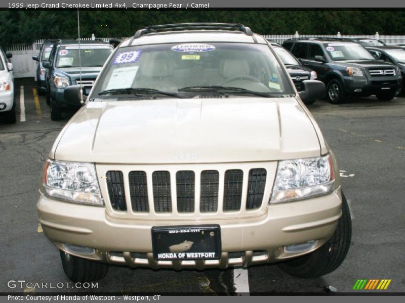 Champagne Pearl / Camel 1999 Jeep Grand Cherokee Limited 4x4