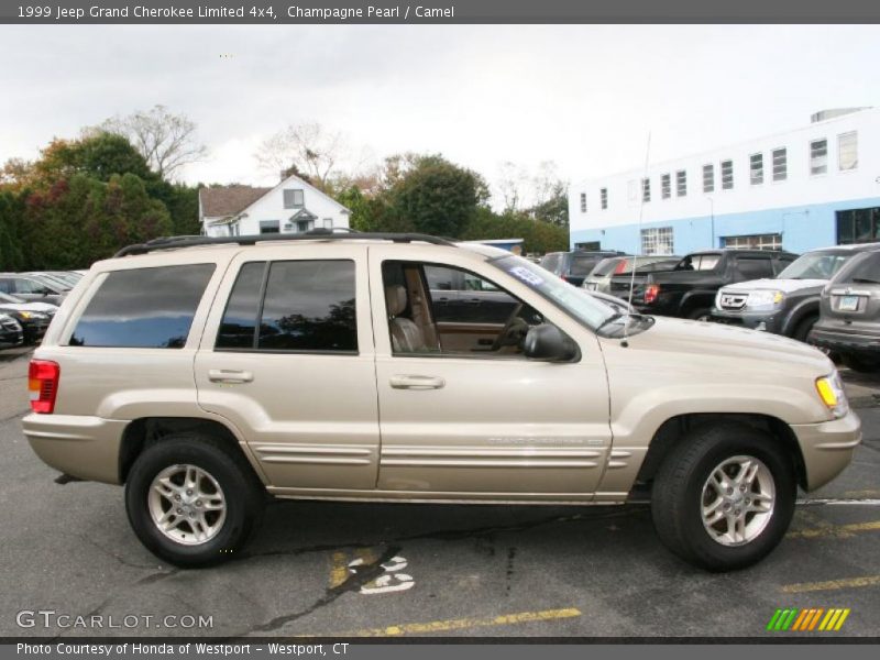 Champagne Pearl / Camel 1999 Jeep Grand Cherokee Limited 4x4