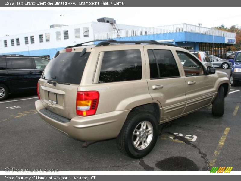 Champagne Pearl / Camel 1999 Jeep Grand Cherokee Limited 4x4