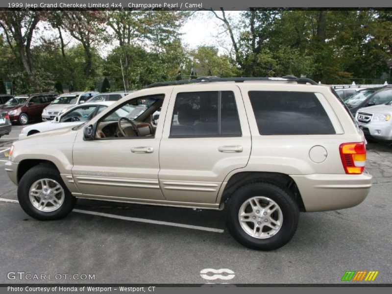 Champagne Pearl / Camel 1999 Jeep Grand Cherokee Limited 4x4