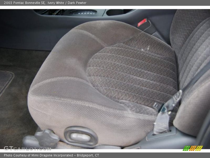 Ivory White / Dark Pewter 2003 Pontiac Bonneville SE
