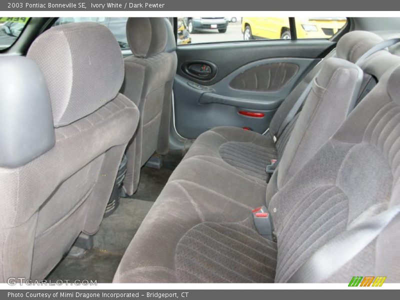  2003 Bonneville SE Dark Pewter Interior