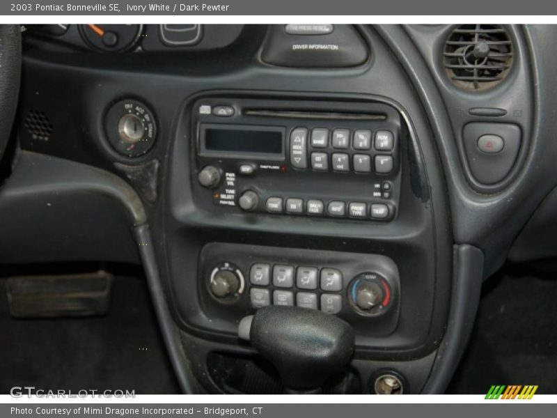 Controls of 2003 Bonneville SE