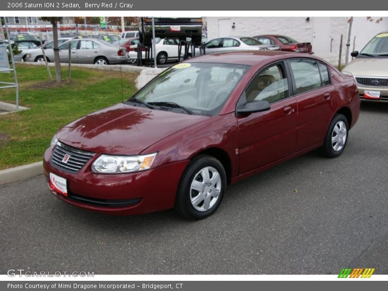 Berry Red / Gray 2006 Saturn ION 2 Sedan