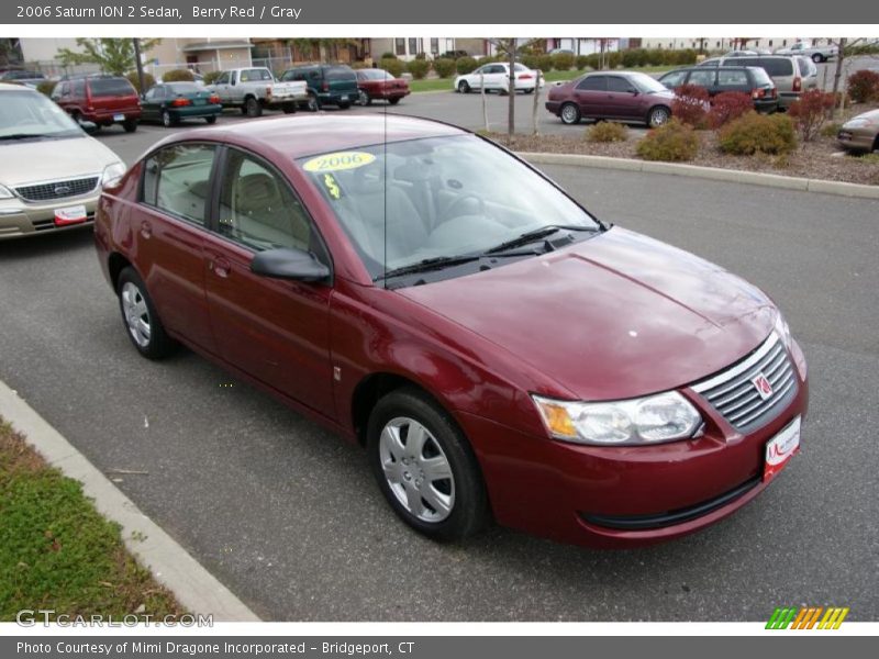 Berry Red / Gray 2006 Saturn ION 2 Sedan