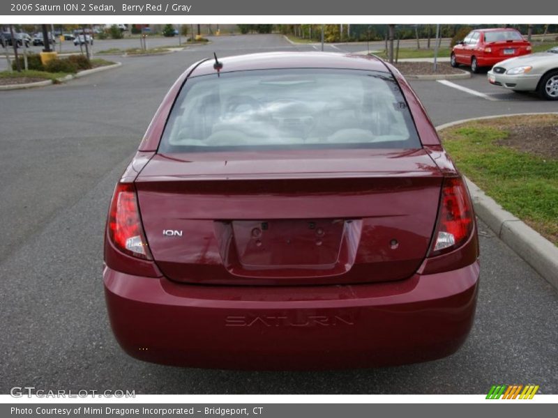 Berry Red / Gray 2006 Saturn ION 2 Sedan
