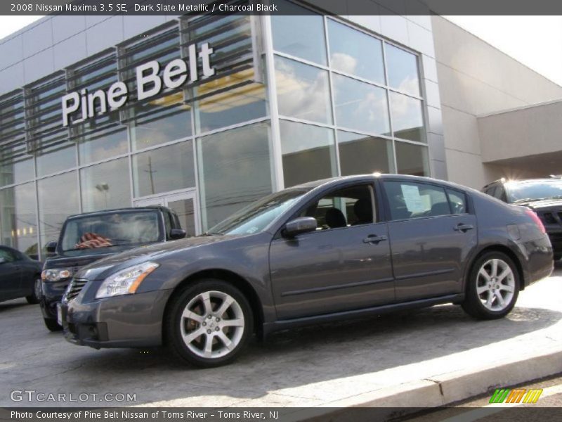 Dark Slate Metallic / Charcoal Black 2008 Nissan Maxima 3.5 SE
