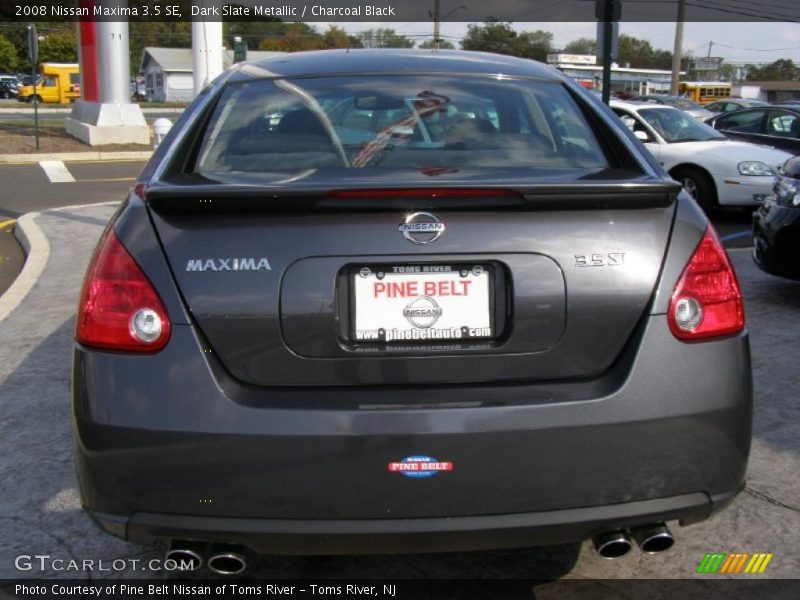 Dark Slate Metallic / Charcoal Black 2008 Nissan Maxima 3.5 SE