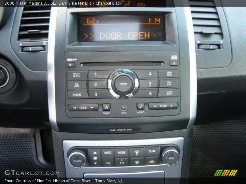 Dark Slate Metallic / Charcoal Black 2008 Nissan Maxima 3.5 SE