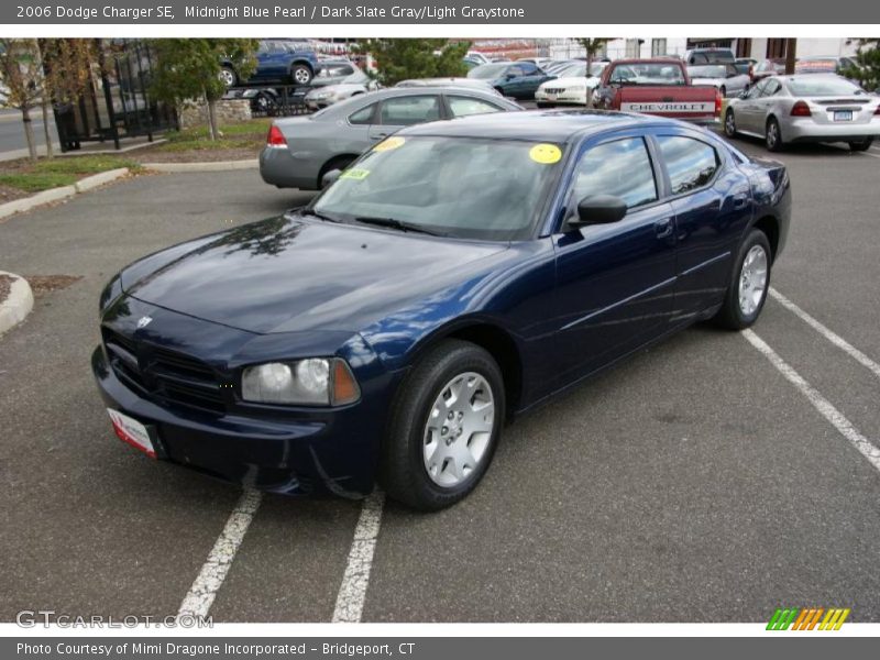 Midnight Blue Pearl / Dark Slate Gray/Light Graystone 2006 Dodge Charger SE