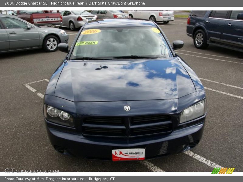 Midnight Blue Pearl / Dark Slate Gray/Light Graystone 2006 Dodge Charger SE