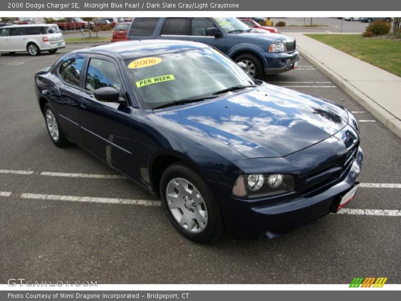 Midnight Blue Pearl / Dark Slate Gray/Light Graystone 2006 Dodge Charger SE