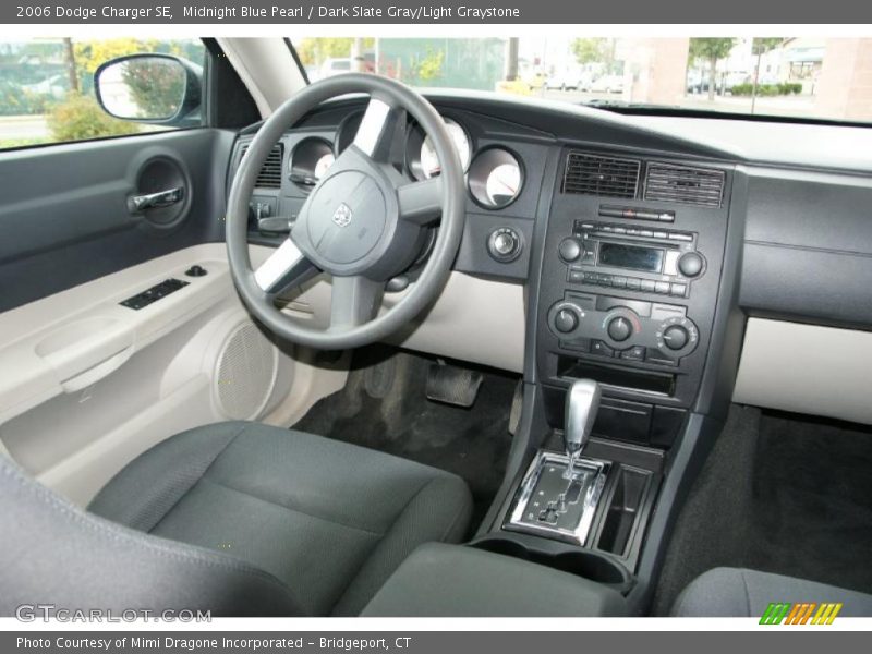Midnight Blue Pearl / Dark Slate Gray/Light Graystone 2006 Dodge Charger SE