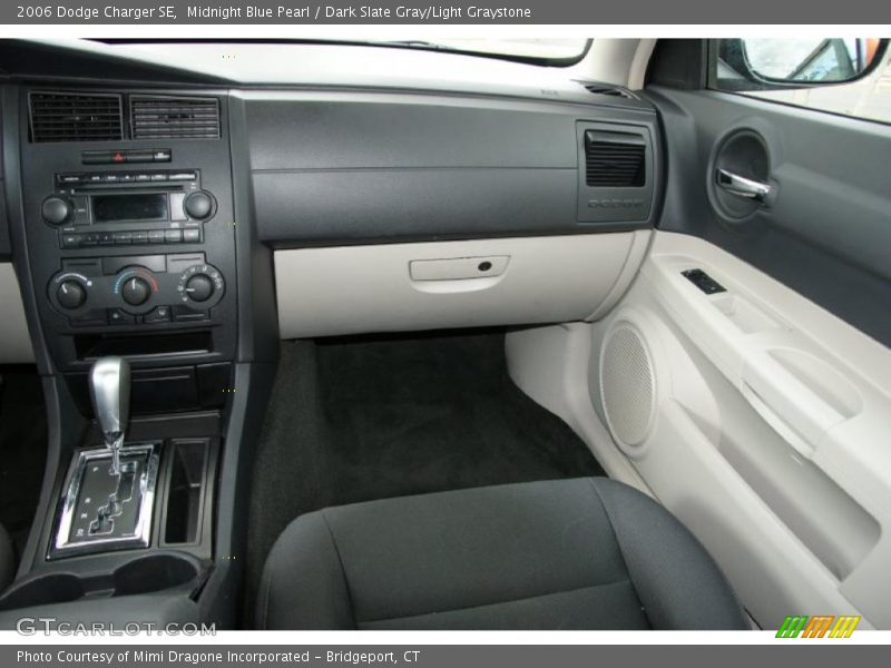 Midnight Blue Pearl / Dark Slate Gray/Light Graystone 2006 Dodge Charger SE