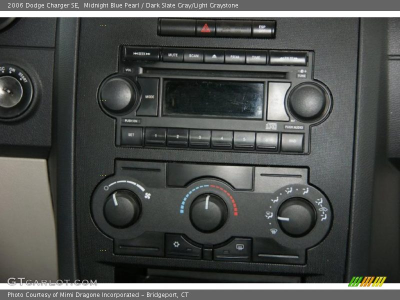Midnight Blue Pearl / Dark Slate Gray/Light Graystone 2006 Dodge Charger SE