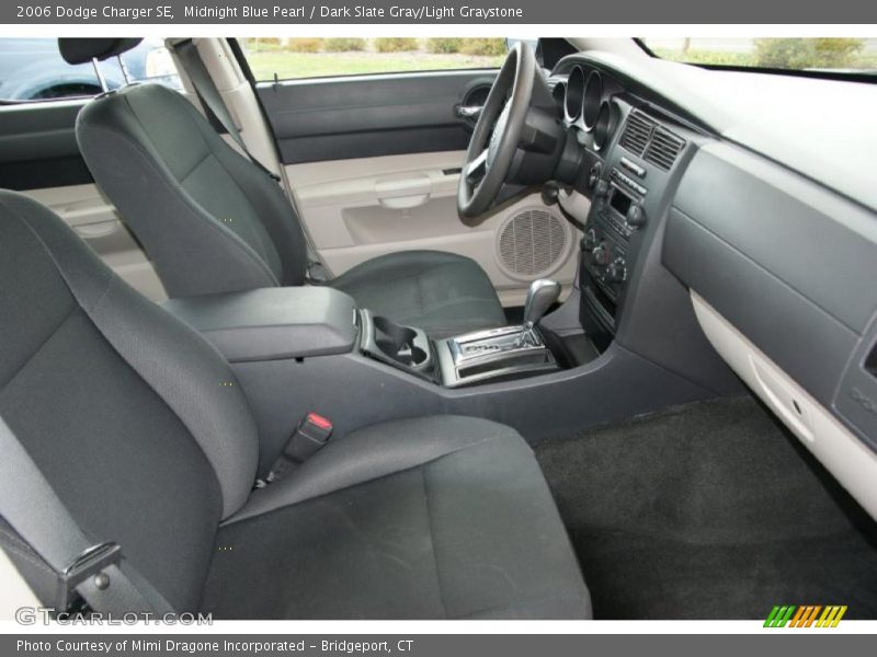 Midnight Blue Pearl / Dark Slate Gray/Light Graystone 2006 Dodge Charger SE