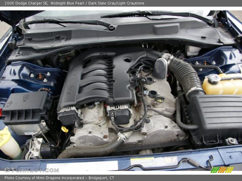 Midnight Blue Pearl / Dark Slate Gray/Light Graystone 2006 Dodge Charger SE