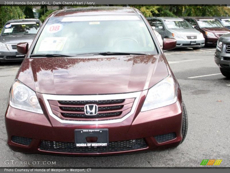 Dark Cherry Pearl / Ivory 2008 Honda Odyssey EX-L