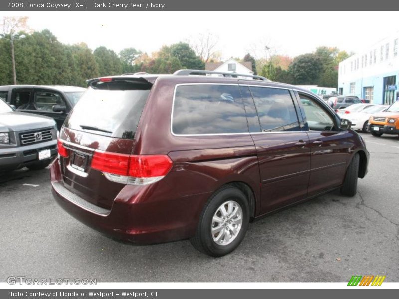 Dark Cherry Pearl / Ivory 2008 Honda Odyssey EX-L