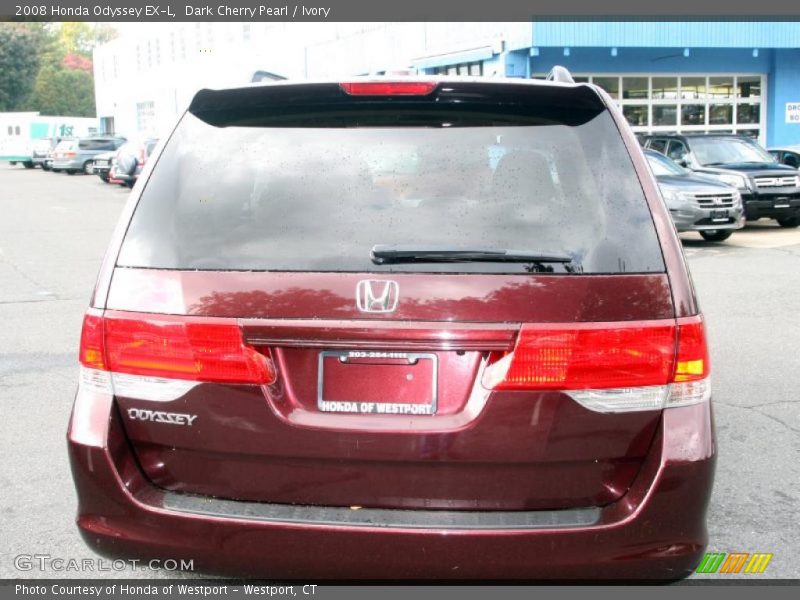Dark Cherry Pearl / Ivory 2008 Honda Odyssey EX-L