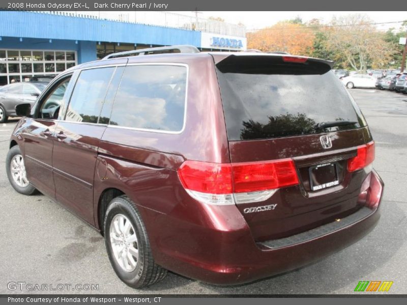 Dark Cherry Pearl / Ivory 2008 Honda Odyssey EX-L