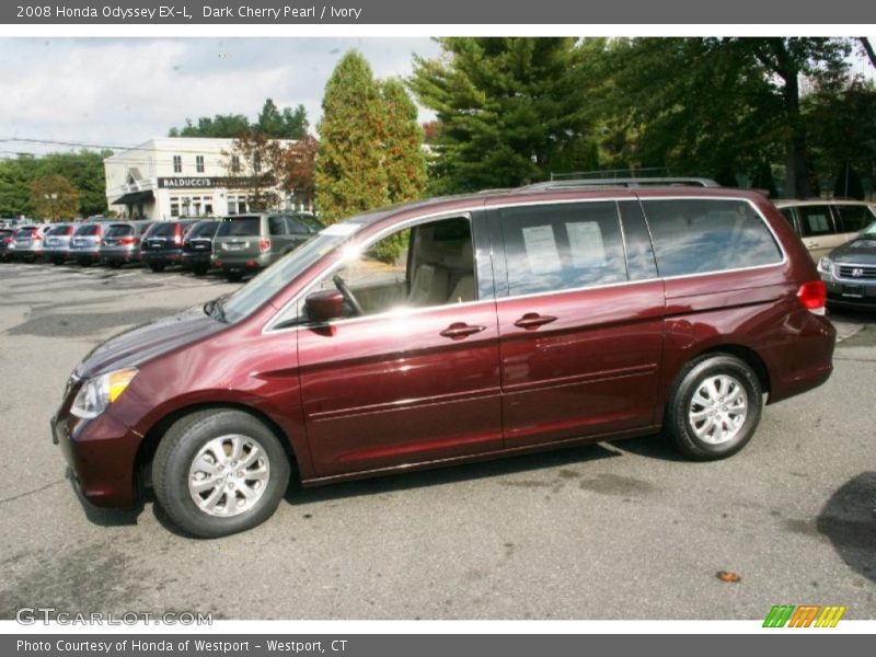 Dark Cherry Pearl / Ivory 2008 Honda Odyssey EX-L