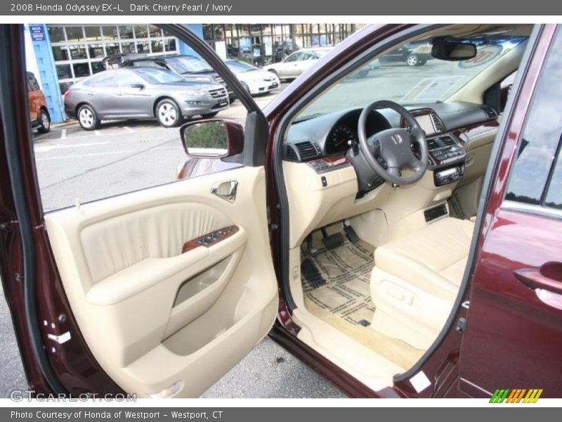 Dark Cherry Pearl / Ivory 2008 Honda Odyssey EX-L